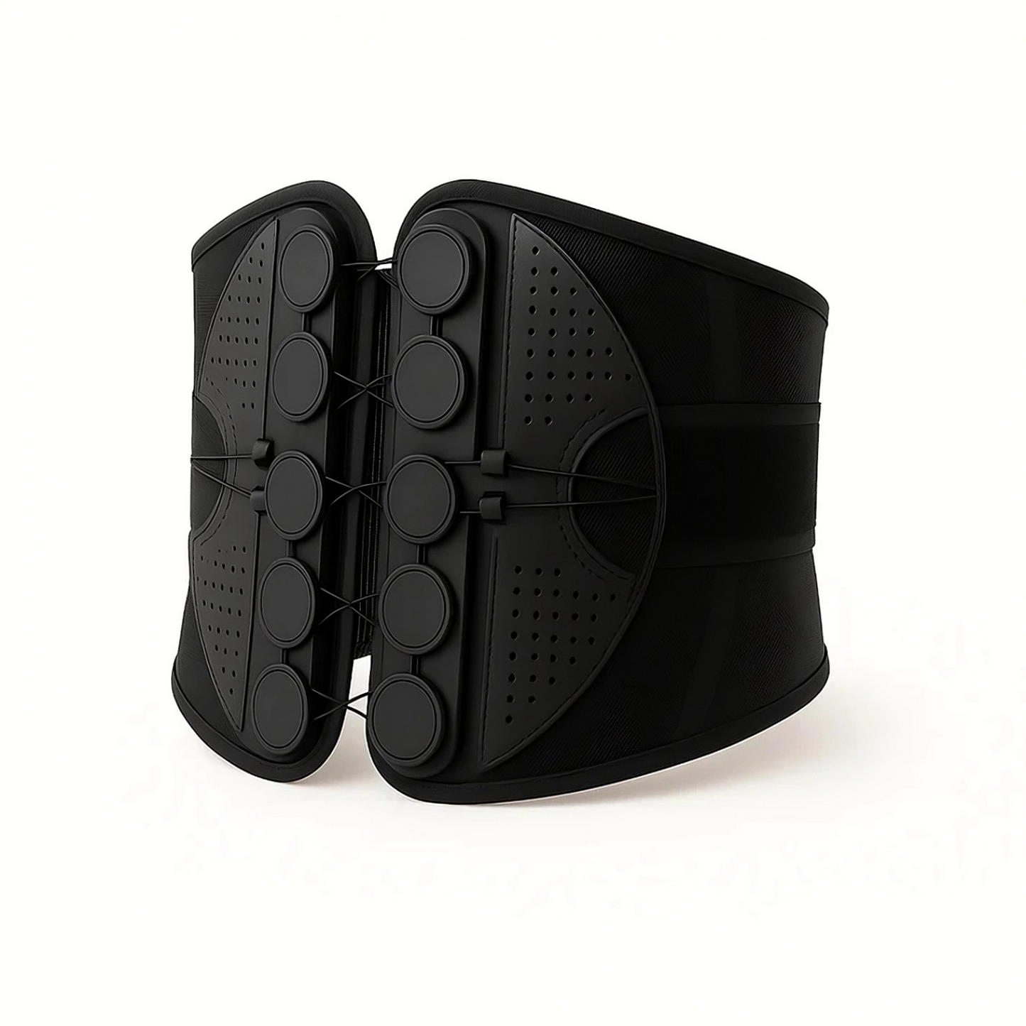 Lumbar Support Belt Unisex Back Brace Adjustable Double Pull for Posture Correction and Pain Relief
