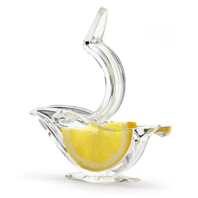 Manual Bird Acrylic Lemon Juice Press Squeezer Citrus Juicer for Fresh Lemon Lime and Orange Juice
