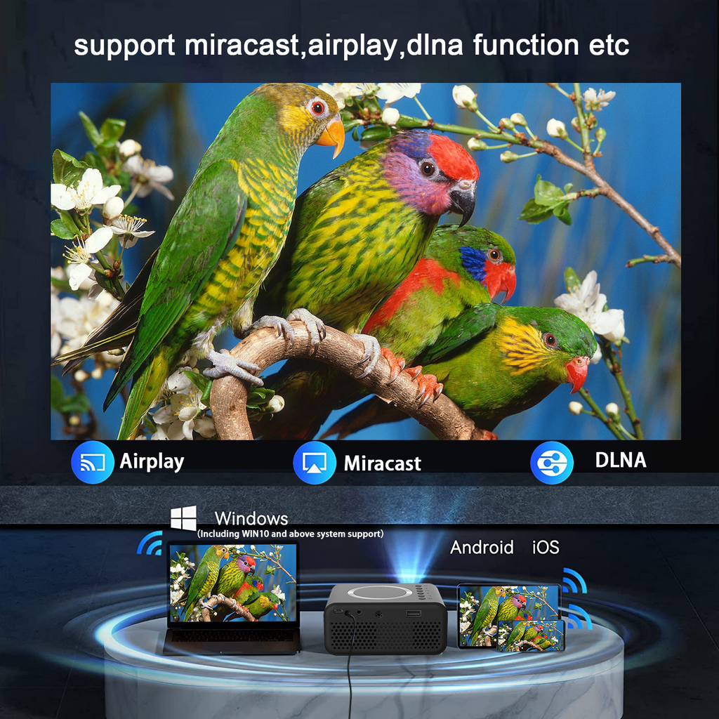 Langaton mini-LED-projektori
