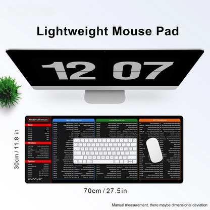 Kaymaz Ofis Kısayolları Mouse Pad
