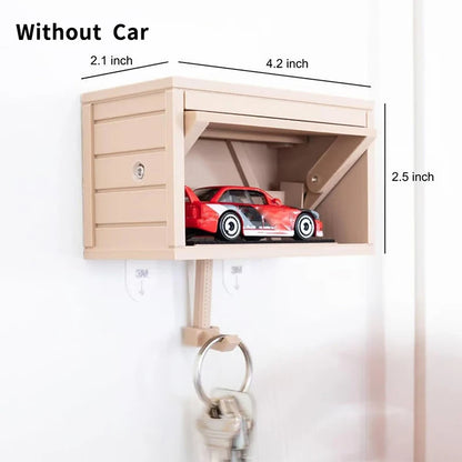Opening Door Car Garage Key Holder 3D Printed Wall Mounted Key Organizer for Car Enthusiasts
