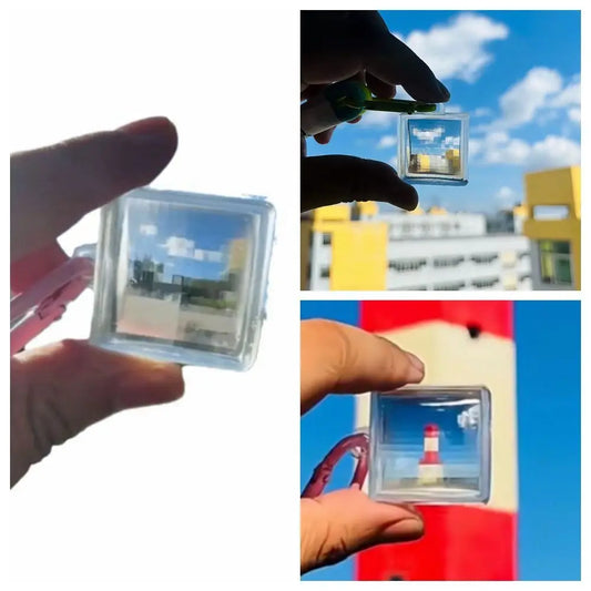  Pixel Filter Keychain 8 Bit Retro Pixel Lens for Creative Photography and Gaming Effects