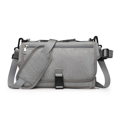 Portable Baby Changing Mat with Built in Pillow Waterproof Foldable Diaper Pad with Stroller Strap
