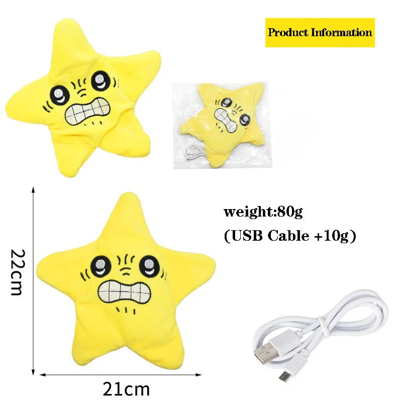 ダンシングスターぬいぐるみは、柔らかく高品質の素材で作られており、インタラクティブで楽しいので、抱きしめたり、遊んだり、装飾したりするのに最適です。
