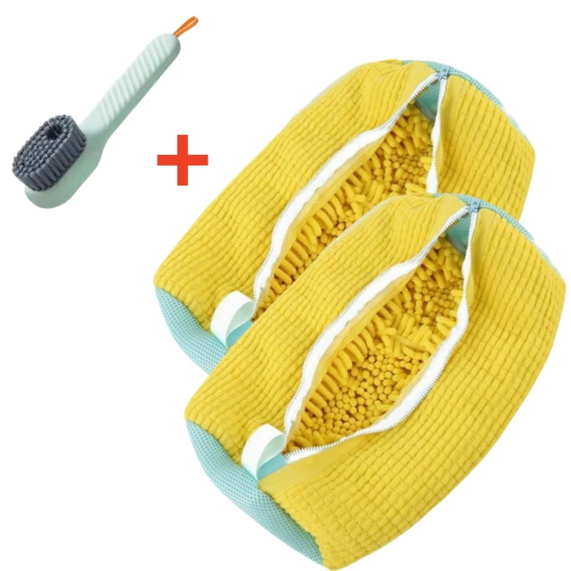 Premium Shoe Washing Machine Bag Set 360° Deep Cleaning for Basketball Shoes
