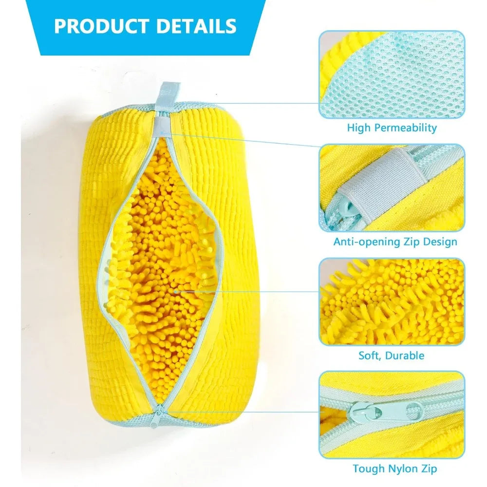 Premium Shoe Washing Machine Bag Set 360° Deep Cleaning for Sneakers
