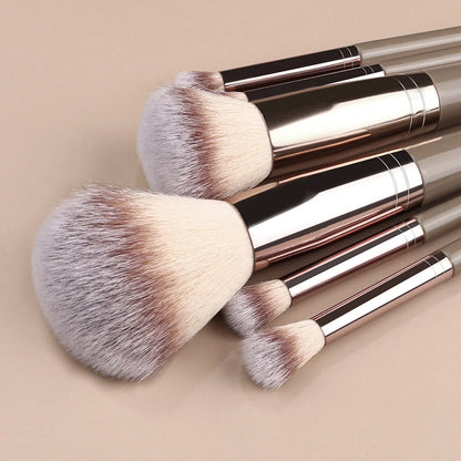 Professional Makeup Brush Set Complete 3 20 Piece Kit for Flawless Foundation Eyeshadow Blush Highlighter and Concealer Application Purple
