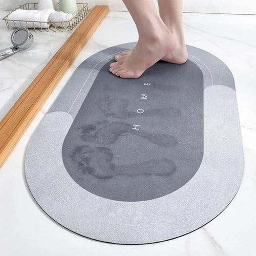 Quick Dry Non Slip Absorbent Floor Mat PVC and Technical Velvet Construction for Water and Oil Stain Protection
