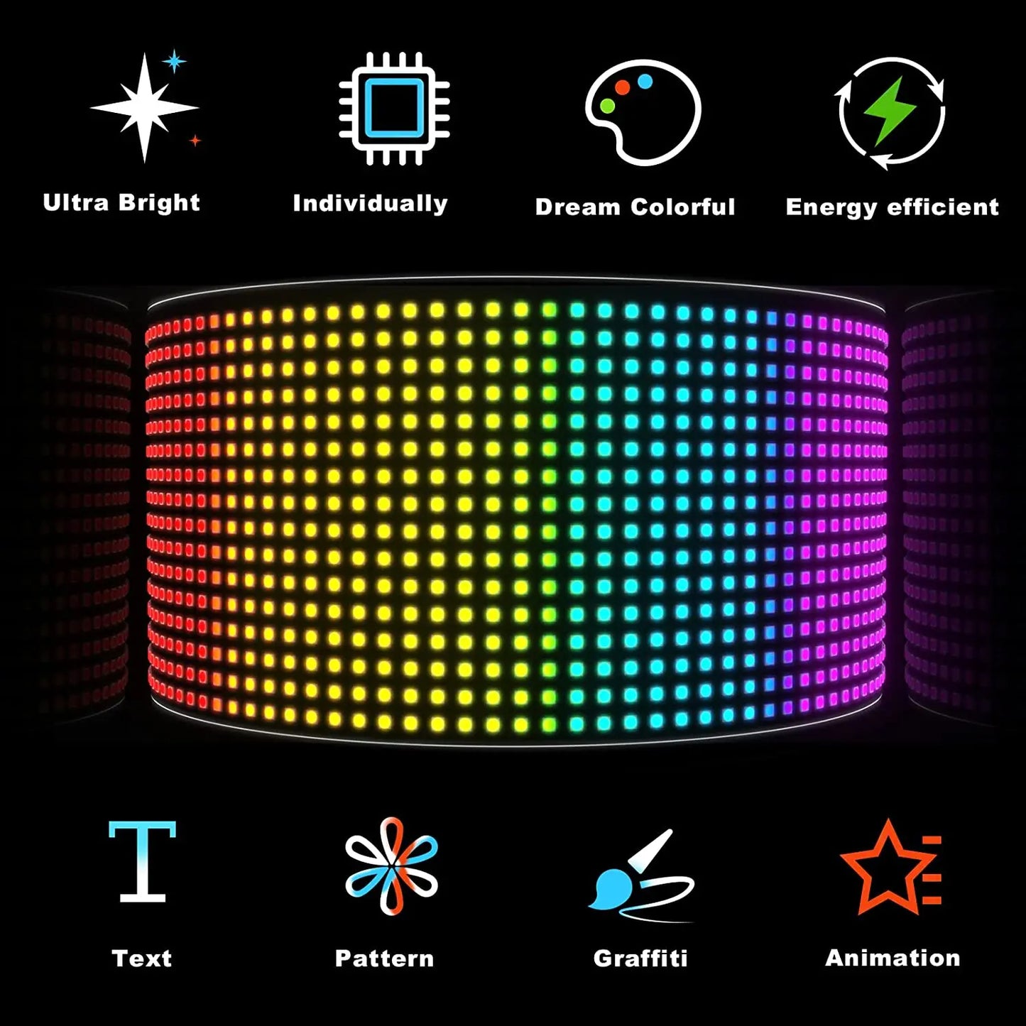 RGB Esnek Araç LED Paneli
