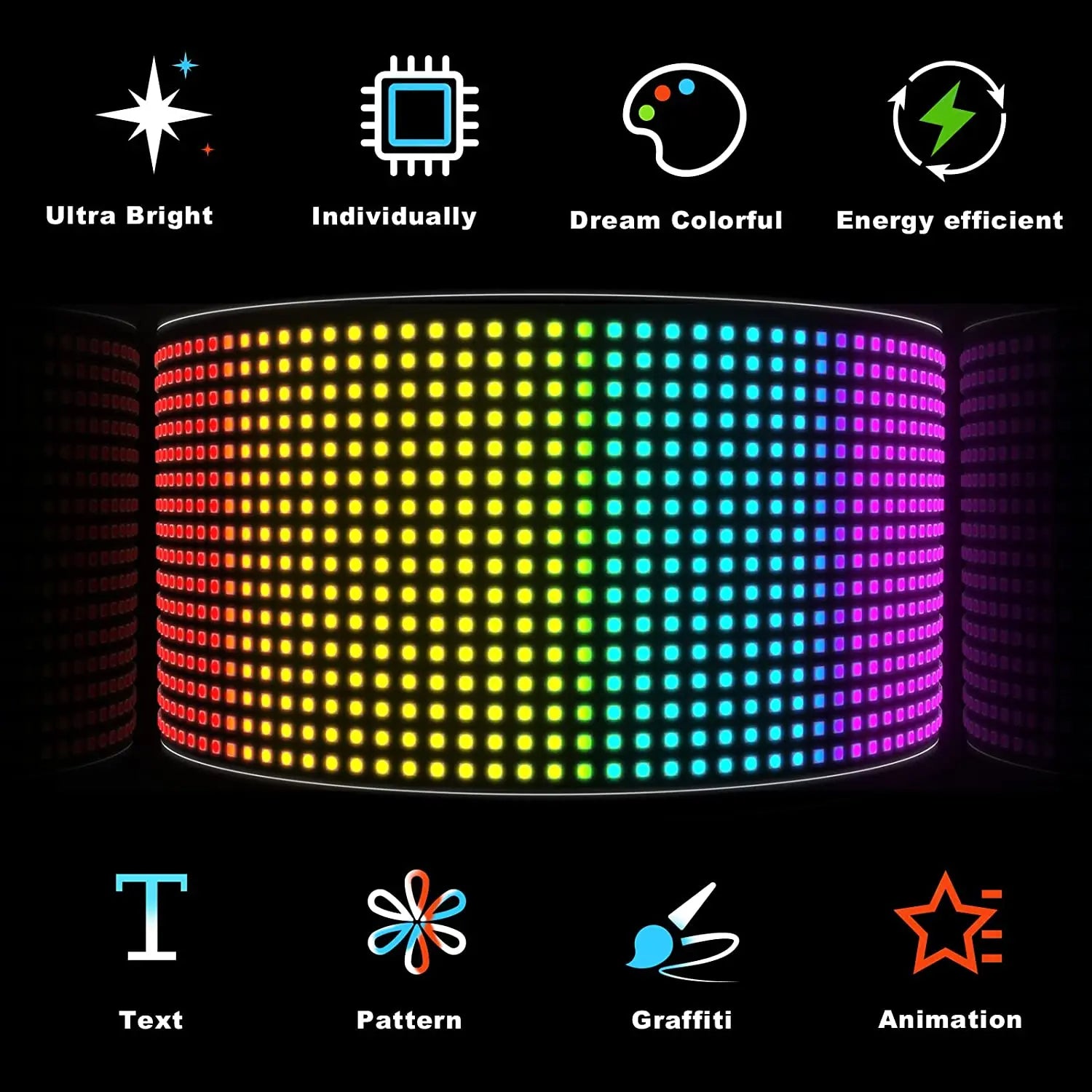 RGB Esnek Araç LED Paneli
