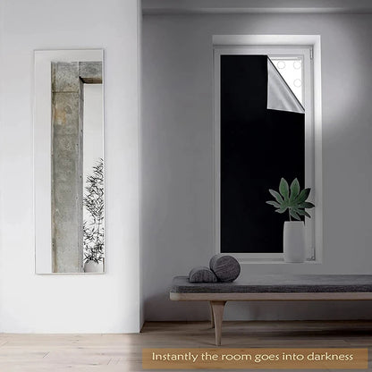 Self Adhesive Pleated Blackout Blinds No Drill Window Shades Cordless Light Blocking Temporary Window Treatment Gray
