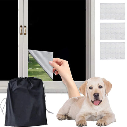Self Adhesive Pleated Blackout Blinds No Drill Window Shades Cordless Light Blocking Temporary Window Treatment White

