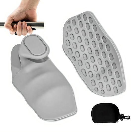 Strength Training Grips Premium Anti Slip Weightlifting Hand Grips for Callus Protection and Enhanced Grip Control White