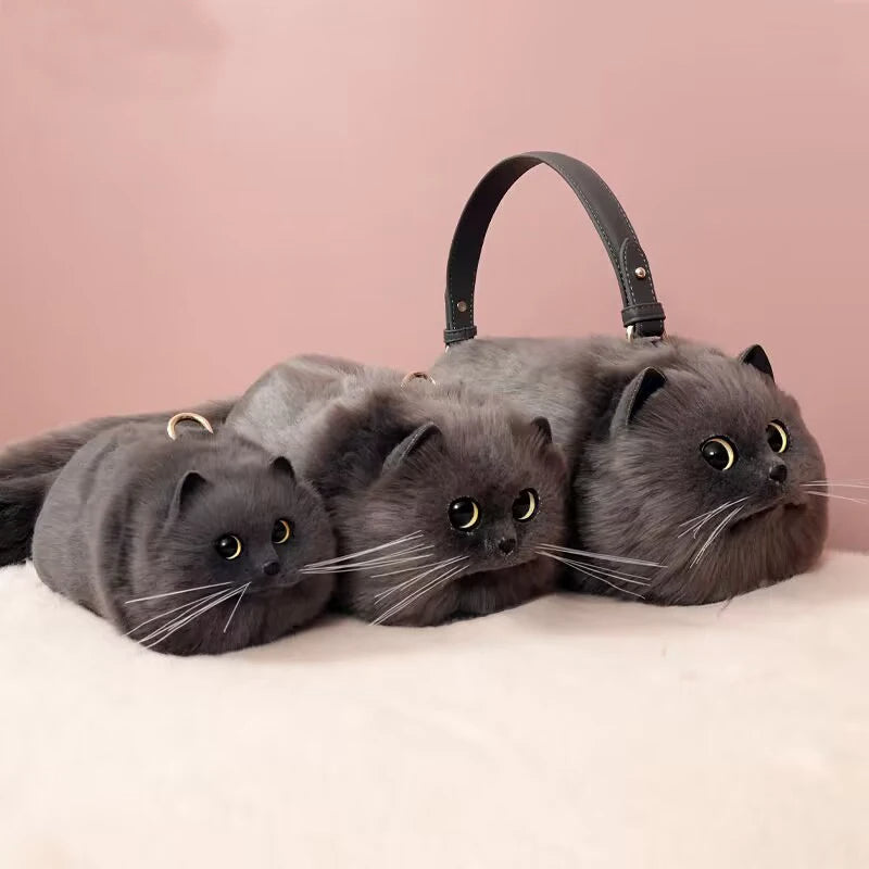 高品質で耐久性のある素材を使用した猫のハンドバッグ。スタイリッシュな猫のデザインで、広々としていて軽量。普段使い、パーティー、カジュアルなお出かけに最適です。
