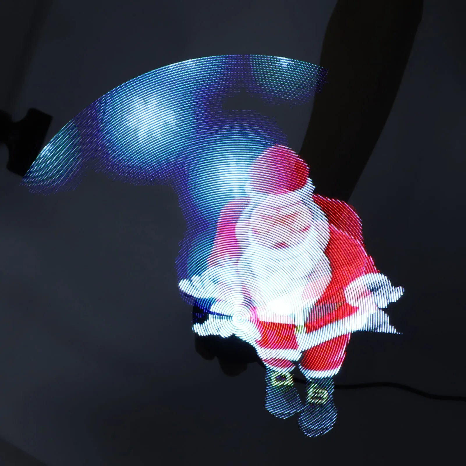 Duvara Monte 3D Hologramlı Vantilatör

