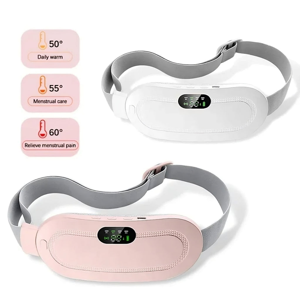 Sabuk Pemanas Menstruasi Elektrik yang Dapat Disesuaikan untuk Kram dan Sakit Punggung
