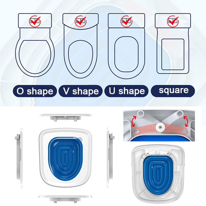 Cat Toilet Training System ABS Plastic Cat Toilet Trainer For Home Bathroom Use
