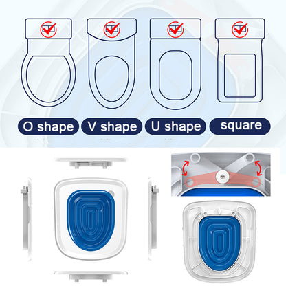 Cat Toilet Training System ABS Plastic Cat Toilet Trainer For Home Bathroom Use
