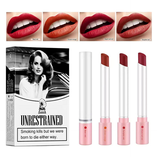 Cigarette Shaped Lipstick Set For Trendy Makeup
