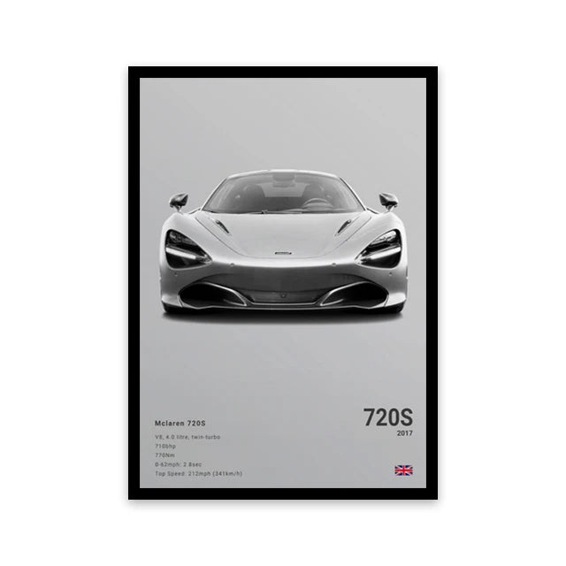 classic racing car wall art canvas
