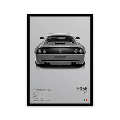 colorful car wall art canvas
