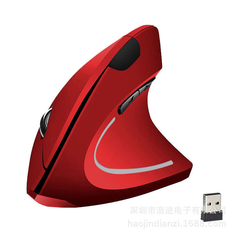 Comfortable Vertical Ergonomic Wireless Mouse 6 Buttons 3 DPI Adjustable Wrist Pain Relief
