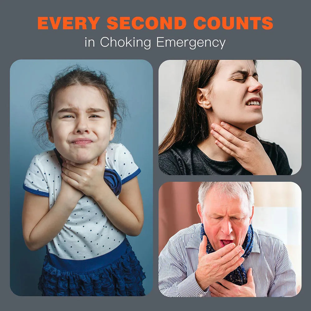 compact automatic choking rescue device
