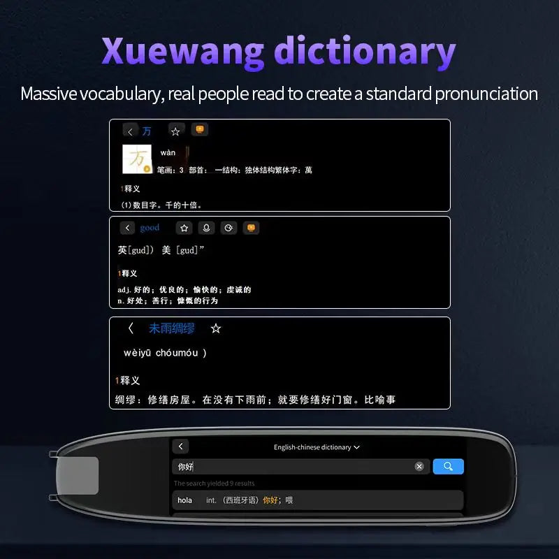 compact language translator pen
