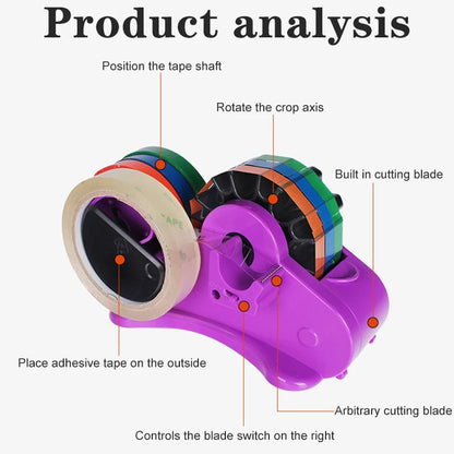 compact semi automatic tape dispenser
