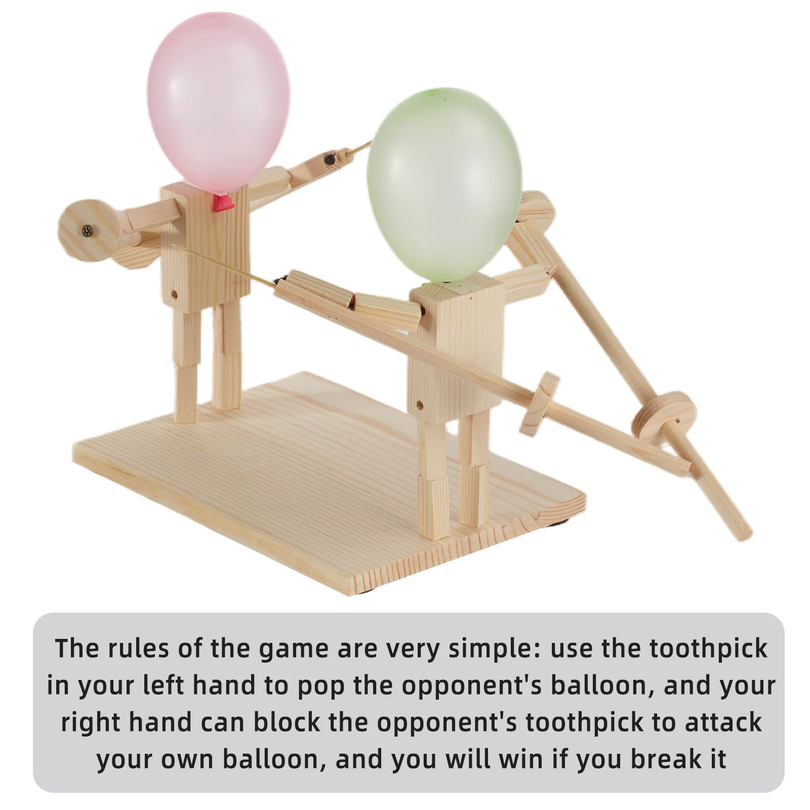 competition balloon fencing game
