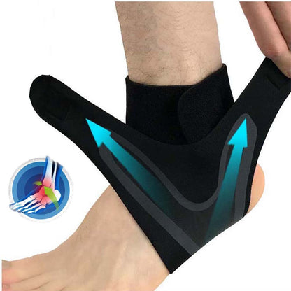 Compression Ankle Sleeve Brace For Achilles Tendonitis And Sprain Relief

