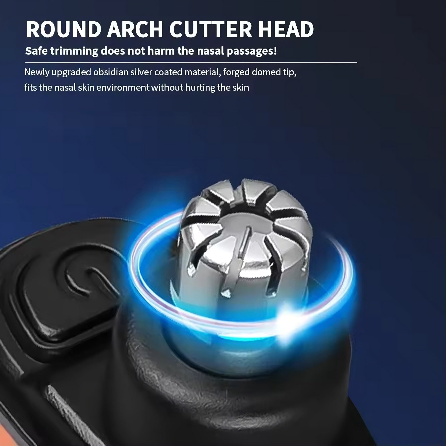 Cordless Nose Hair Trimmer USB Electric Ear And Eyebrow Trimming Tool
