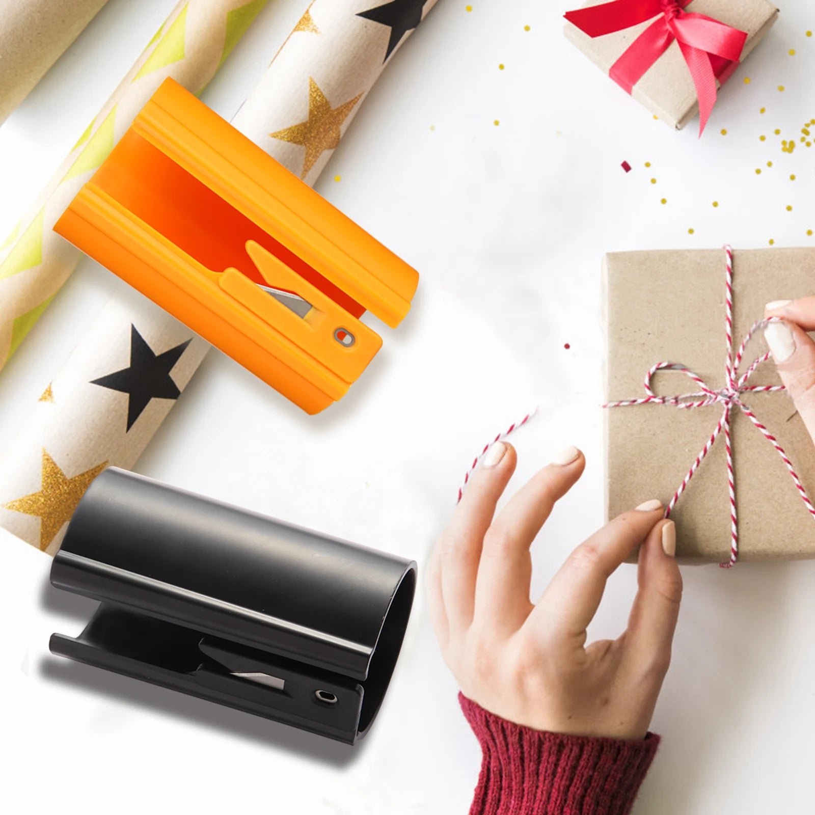 desktop wrapping paper cutter
