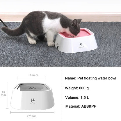 durable anti spill dog water bowl
