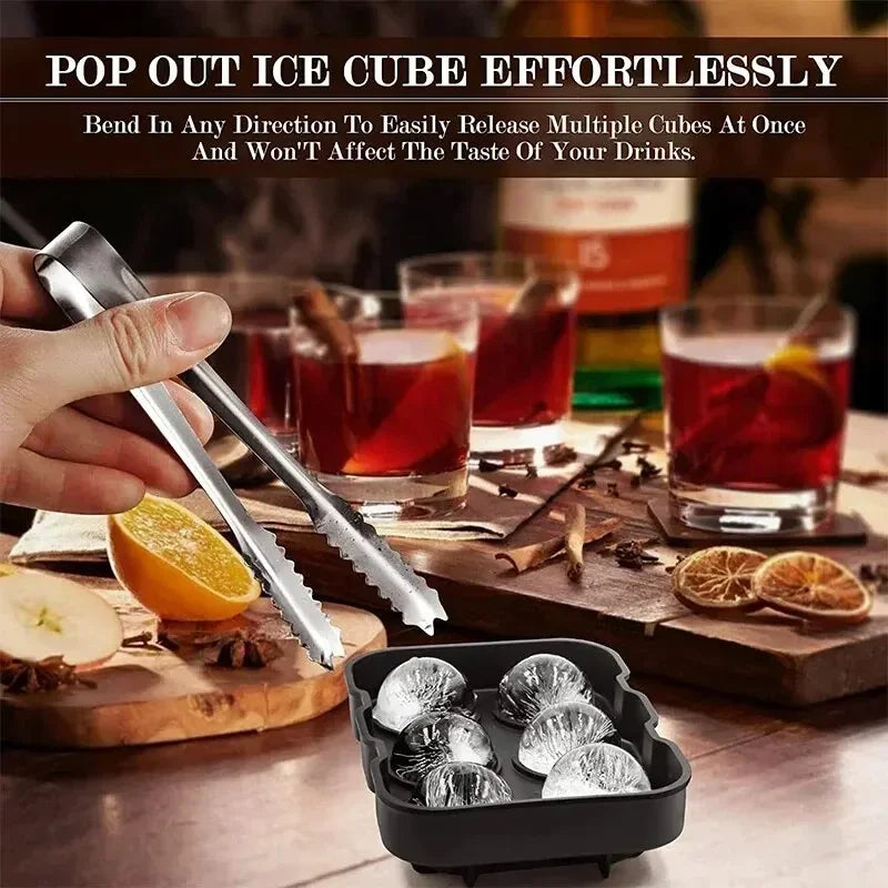 Strapazierfähige Eiskugelform für Cocktails und kalte Getränke