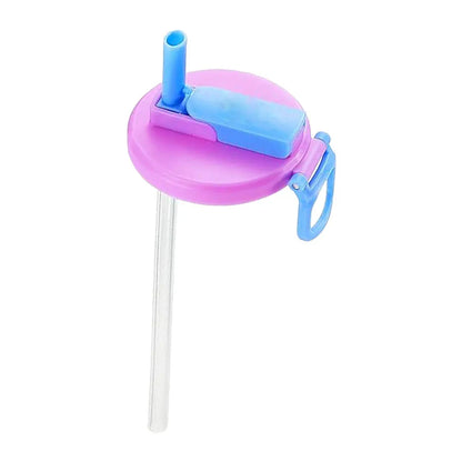 durable soda can lid cover with straw
