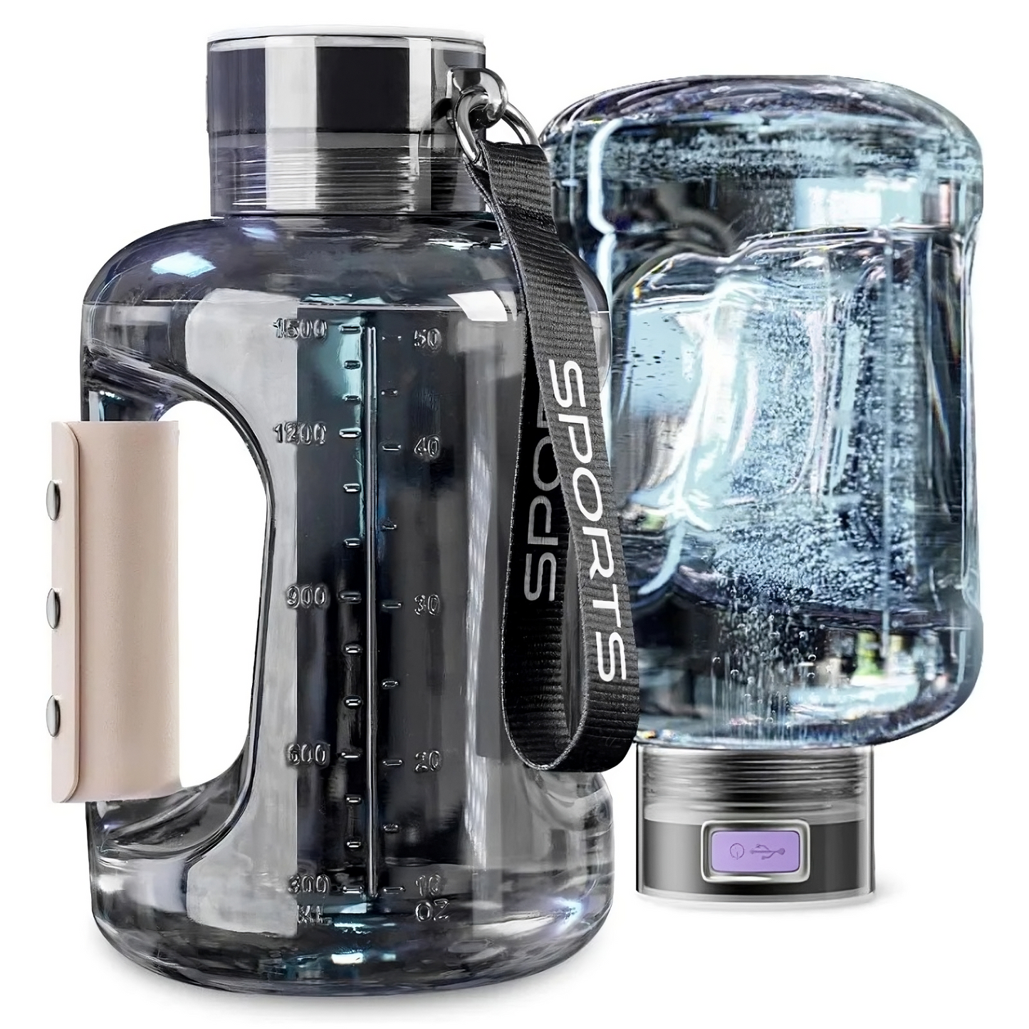 elektrikli hidrojen su şişesi 1,5 L
