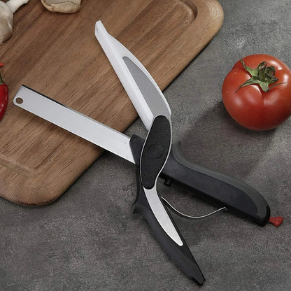 kesme tahtalı ergonomik mutfak makası
