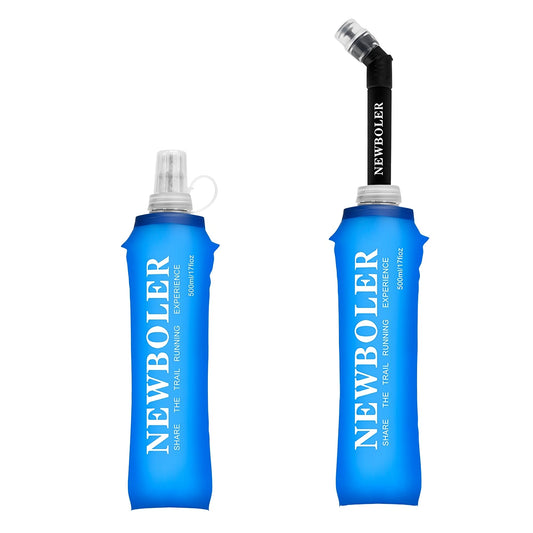 Foldable Water Bottle For Running Portable Collapsible Sports Bottle
