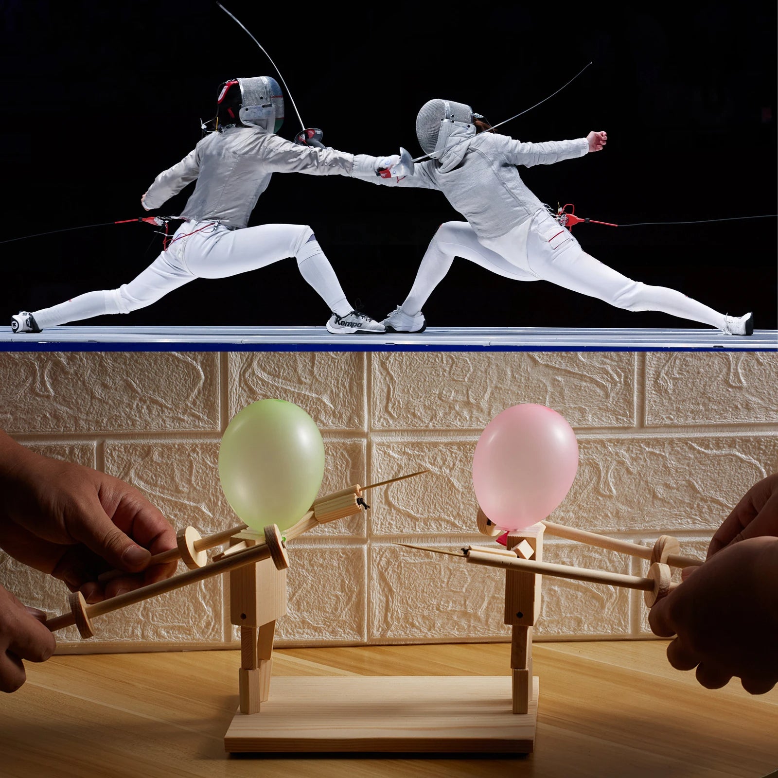 fun balloon fencing game
