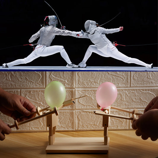 fun balloon fencing game
