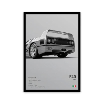 garage decor car wall art canvas
