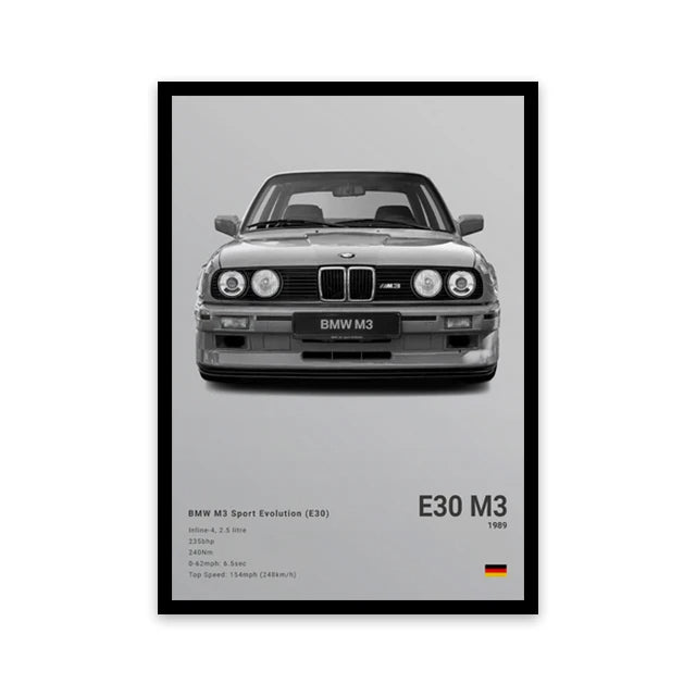 gift car wall art canvas
