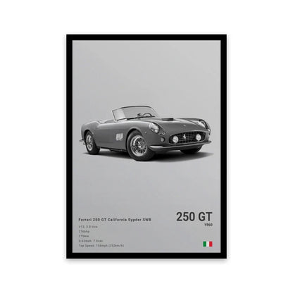 hand painted car wall art canvas
