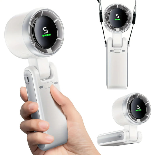 Handheld Turbo Fan Portable High Speed Cooling For Outdoor And Indoor Use
