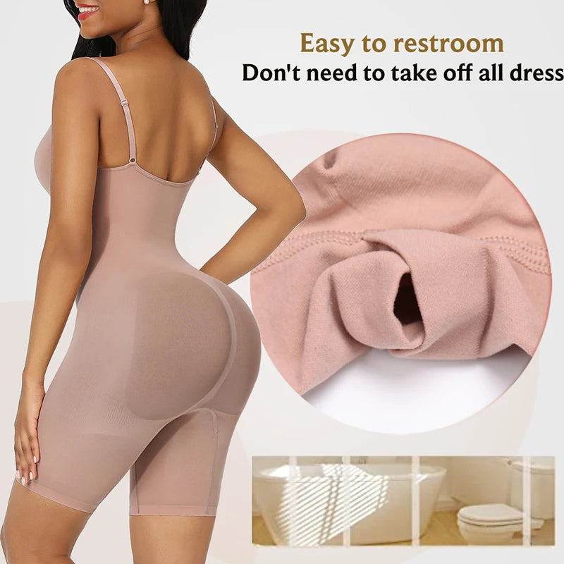 high waist shapewear bodysuit

