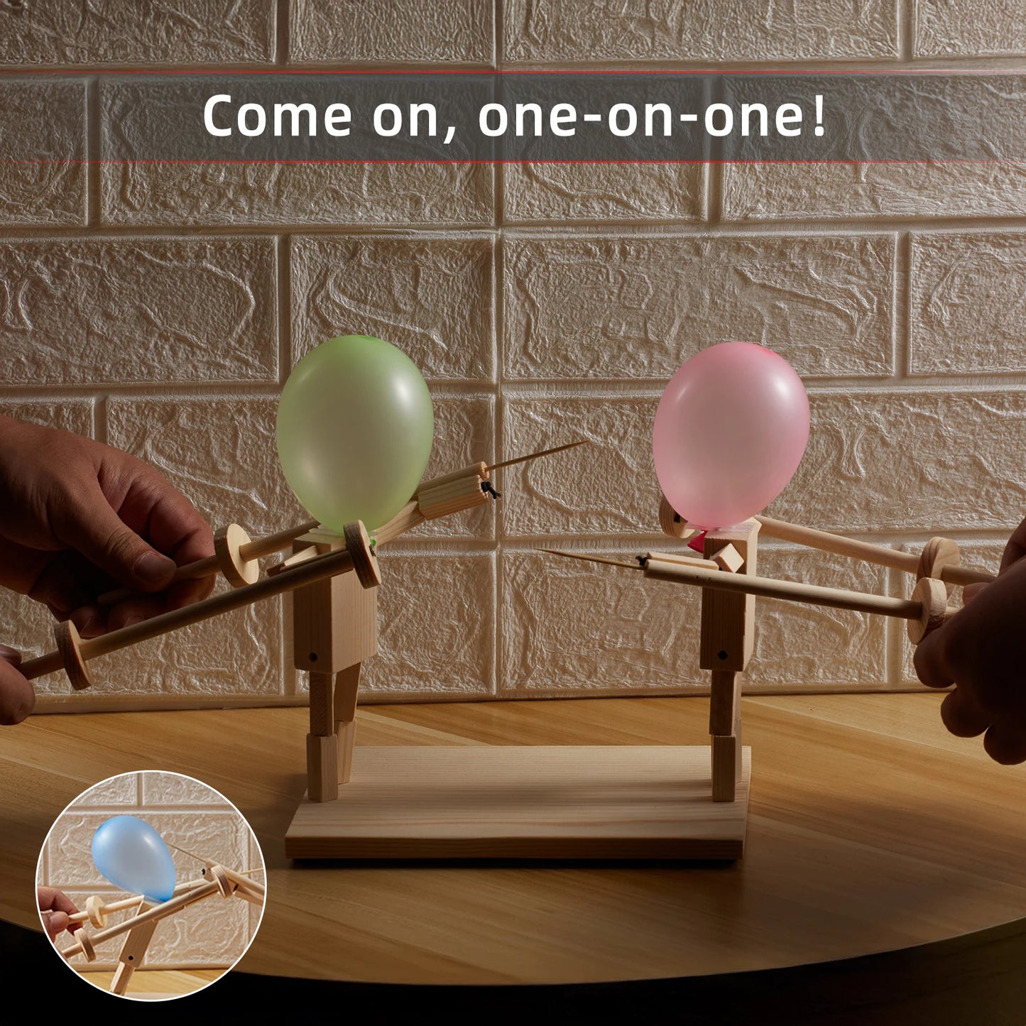 indoor balloon fencing game
