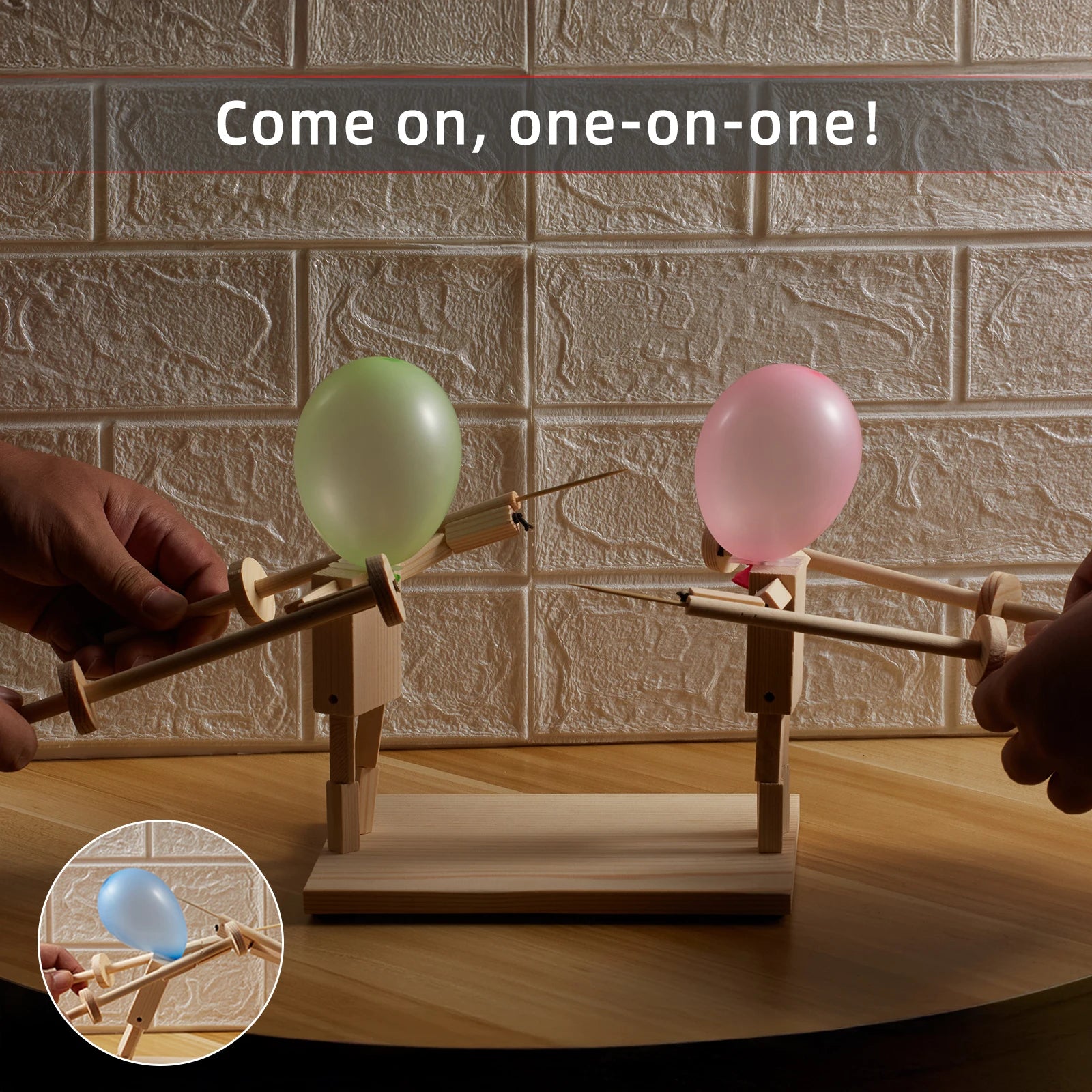 indoor balloon fencing game
