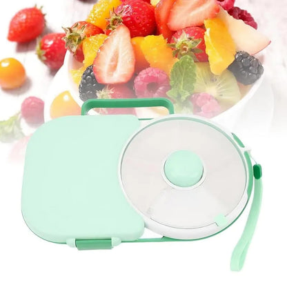 Interactive Kids Lunchbox Rotating 5 Compartments BPA Free Container For Travel
