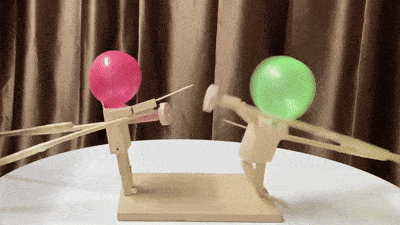 kids balloon fencing game
